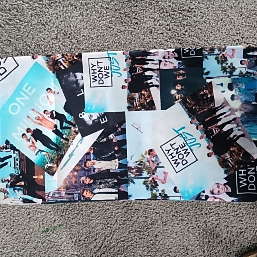 New (packaged) Why Don't We band pillow cover